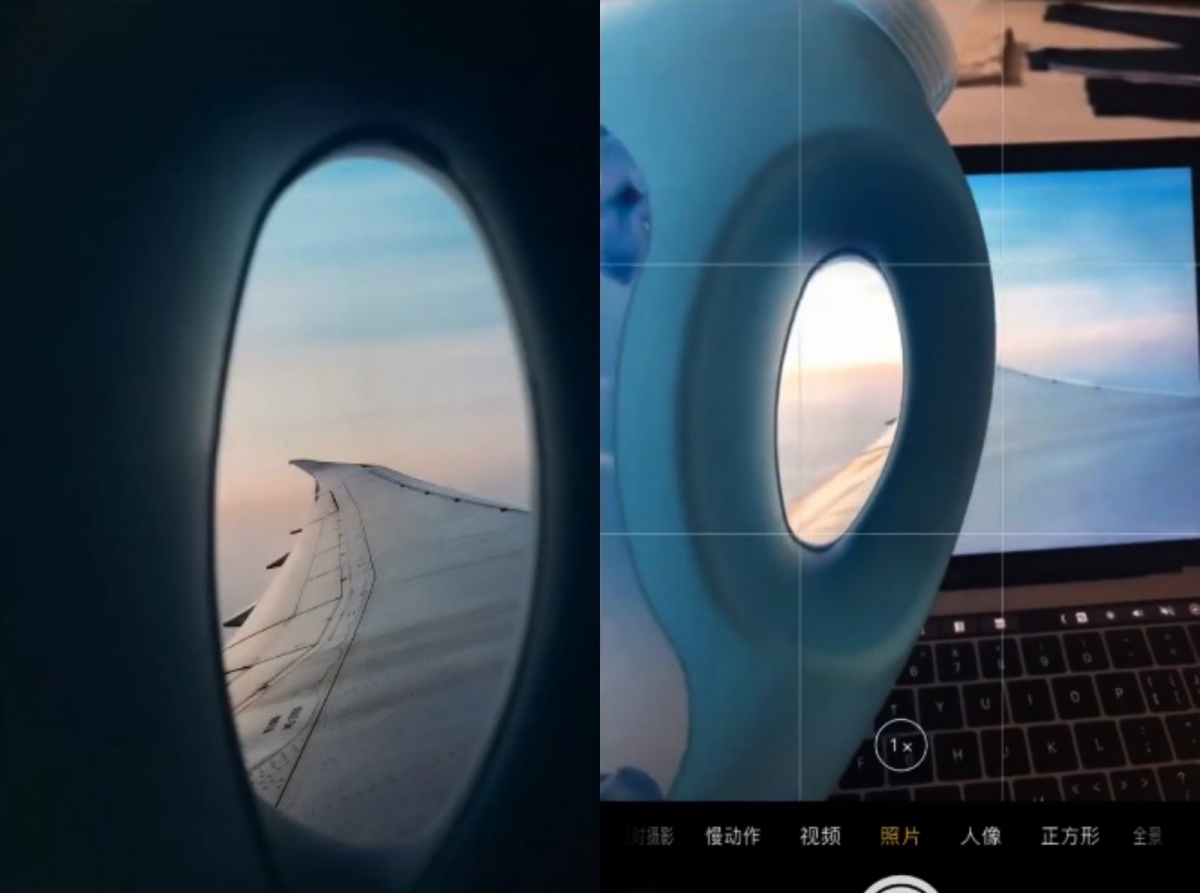 # 洗衣液瓶身把手的位置、搭配一张漂亮风景照，最后修图加上调色滤镜，仿真度也很高！