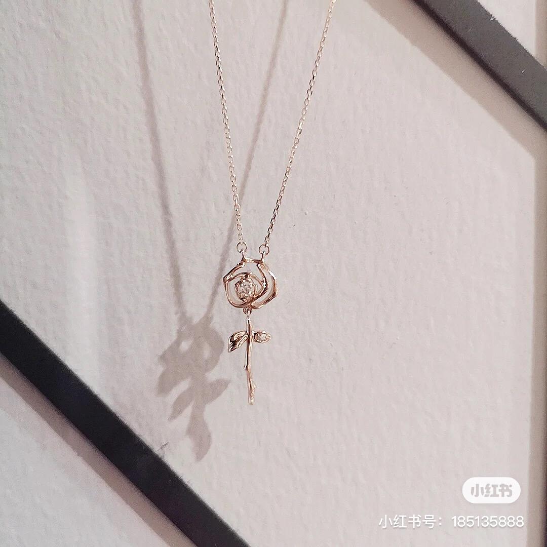 周大福 玫瑰项链 15