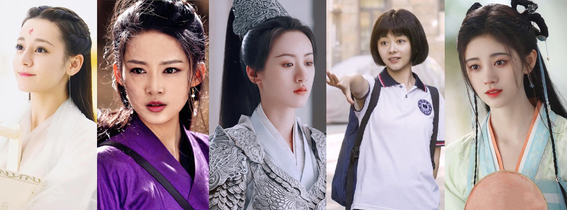 2020年微博电视剧大赏 · 人气女性角色 TOP 1 - 5 No.1《三生三世枕上书》白凤九（迪丽热巴 饰） No.2《狼殿下》马摘星（李沁 饰） No.3《琉璃》褚璇玑（袁冰妍 饰） No.4《以家人之名》李尖尖（谭松韵 饰） No.5《如意芳霏》傅容（鞠婧祎 饰）