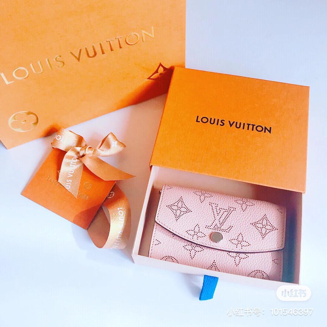 LV裸粉色钱包 7