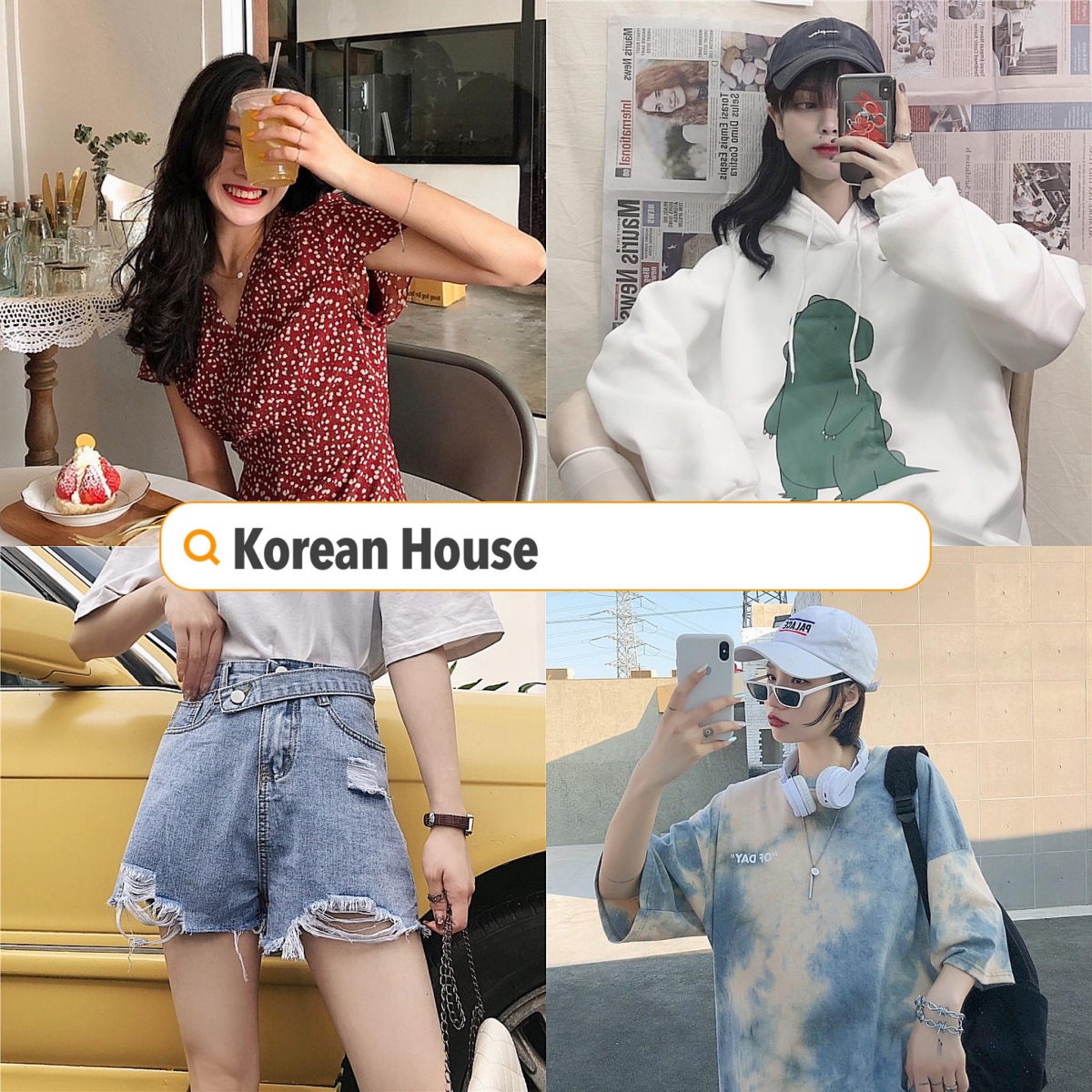 Korean House >>> 【店铺传送门】( ✨ 店铺评分4.9/5.0 | ✨ 122K Followers ) 店铺里的连衣裙、BF风OversizeT恤、卫衣都特别减龄百搭!配合农历新年还有Shocking Sale、10%折扣等超狂优惠,本来就很平价的单品折扣再折扣哦~