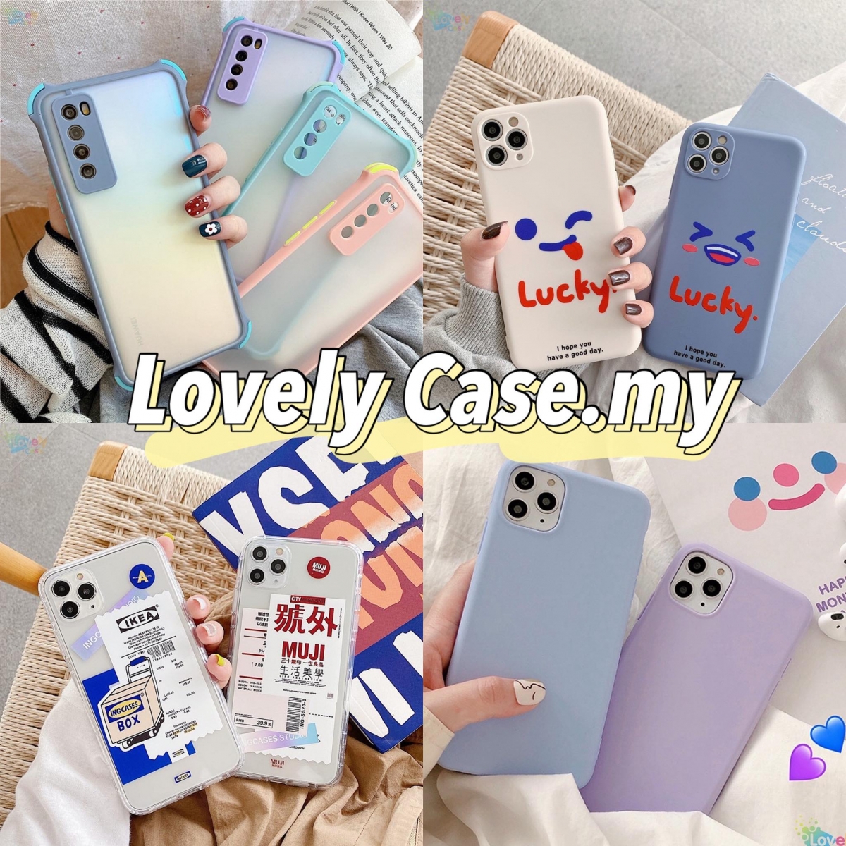 Lovely Case.my (店铺评价 4.9/5.0 | 37.5K Followers) >>> 【店铺传送门】 Lovely Case家卖的最好的精美手机壳款式几乎都有Android手机型号可选~不用再感叹“为什么都只有iPhone有美美的手机壳买”啦(笑)而且店里款式横跨各类风格,不只有女生大爱的清新可爱款,还有酷酷风格的手机壳可以给男友也买一波~