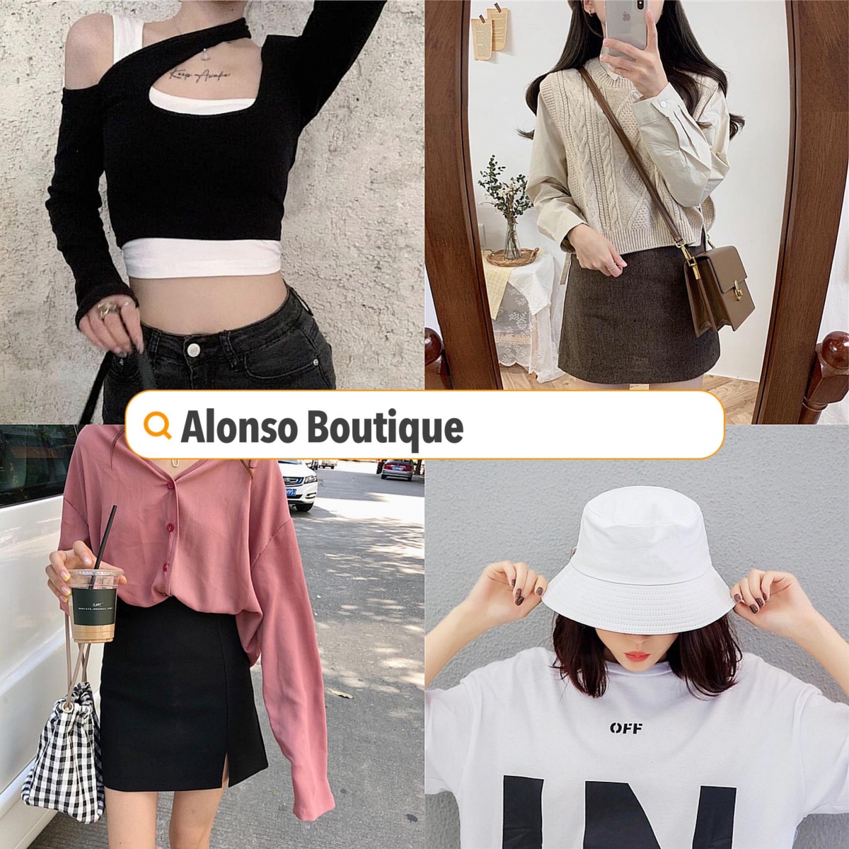 Alonso Boutique >>> 【店铺传送门】( ✨ 店铺评分4.8/5.0 | ✨ 25.4K Followers ) 同样有参与Shopee CNY Shocking Sale的这家韩系风格时尚店铺,除了可以逛各种时尚衣服单品,超好看的渔夫帽、贝雷帽、鸭舌帽、INS风饰品等百搭配件统统都有!