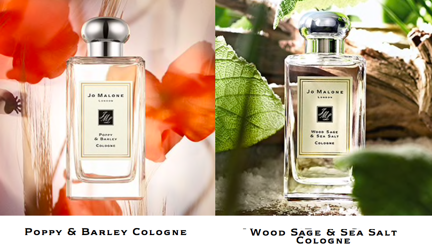Jo Malone 混香Tips 3 :Poppy & Barley Cologne 虞美人/罂粟花与大麦 x Wood Sage & Sea Salt 鼠尾草海盐 2019年推出的这款温柔香气中有暖暖的麦香和罂粟花的馥郁完美交织,里头还缀有些许玫瑰与白麝香的干净香气~官方推荐可以搭配鼠尾草与海盐,整体香调会变得更加自然清新,稀释掉前者原有的甜度,更添令人感觉放松自在的随性感~