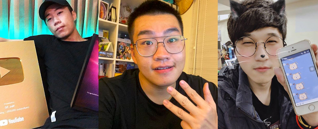 台湾游戏实况主DE Jun、YouTuber Joeman和阿神也登榜;大部分华人观众都知道的故事型YouTuber 老高与小茉则排在No.8。