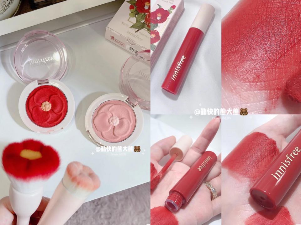 Innisfree 2021 Jeju Color Picker Camellia Edition 山茶花系列 全网爆火的山茶花系列终于登陆马来西亚!目前正在Innisfree官网Pre Launch热销中,山茶花立体腮红仿真度超高编超想All-In ♡ 唇釉是丝绒慕斯质地;山茶花精油唇釉上唇是嫩嫩母胎美唇般的蜜桃色,成膜后颜色会变深一点但依然好看!(RM52 ~ RM112)>>> 【点击查看购买链接】 / 【点击查看购买链接】