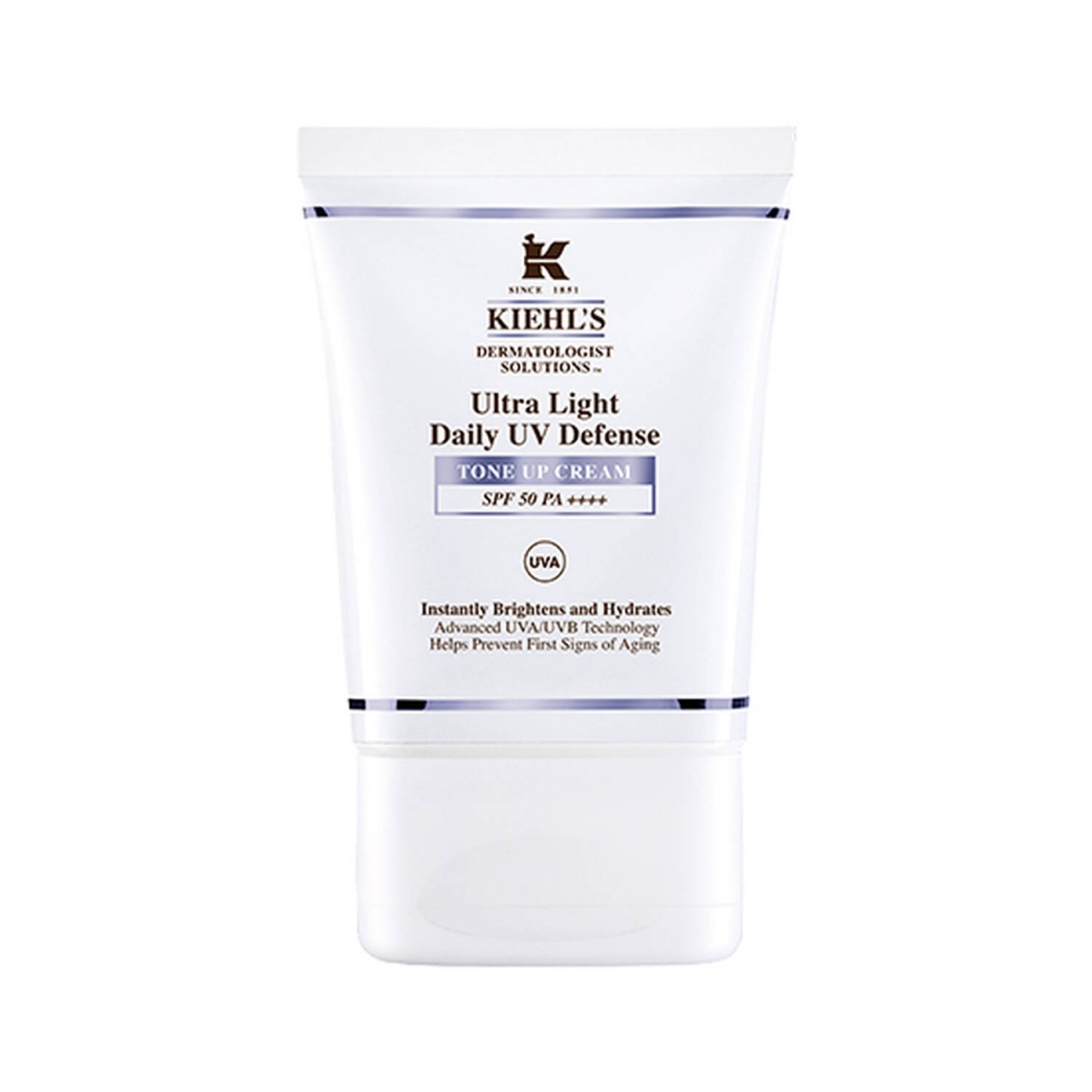 好用素颜霜推荐 5 :KIEHL'S Ultra Light Daily Uv Defense Tone Up Cream SPF 50 PA ++++ KIEHL'S家公认的「隐藏版好物」就是它 - 防晒素颜霜!其中除了防晒成分以外,还有多种保养修复肌肤成分~牛奶霜质地在脸上涂抹开后不会油腻、不堵塞毛孔,还能即时让略暗沉的肤色有明显提亮效果,薄涂就能营造自然好气色。