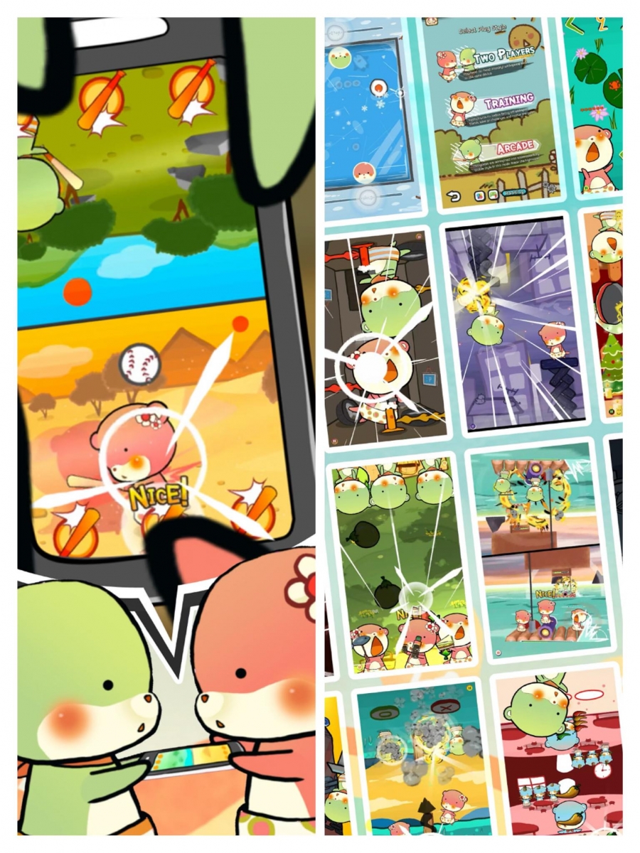 多人游戏APP推荐 # 4：Duel Otters APP里有10+款双人对战小游戏，画风可爱清新、竞技对战环节刺激。不过这款只支援玩家在同一部手机上对战，新年假期可以考虑和家人/室友/男女朋友一起玩玩看哦～