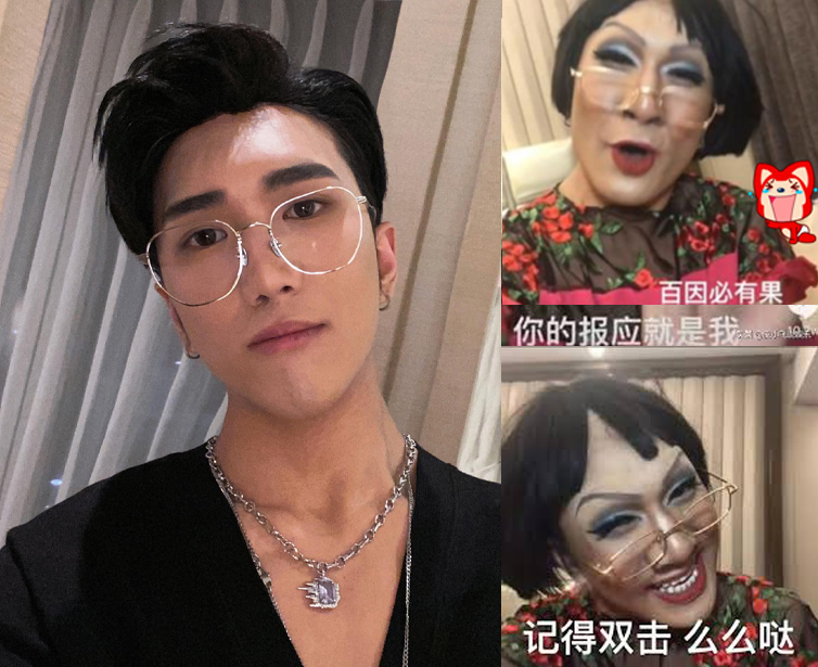 学员韩佩泉本人正是在抖音、快手短视频平台上人气极高的反串网红「韩美娟」,一句「百因必有果,你的报应就是我,记得双击么么哒」火爆全网!
