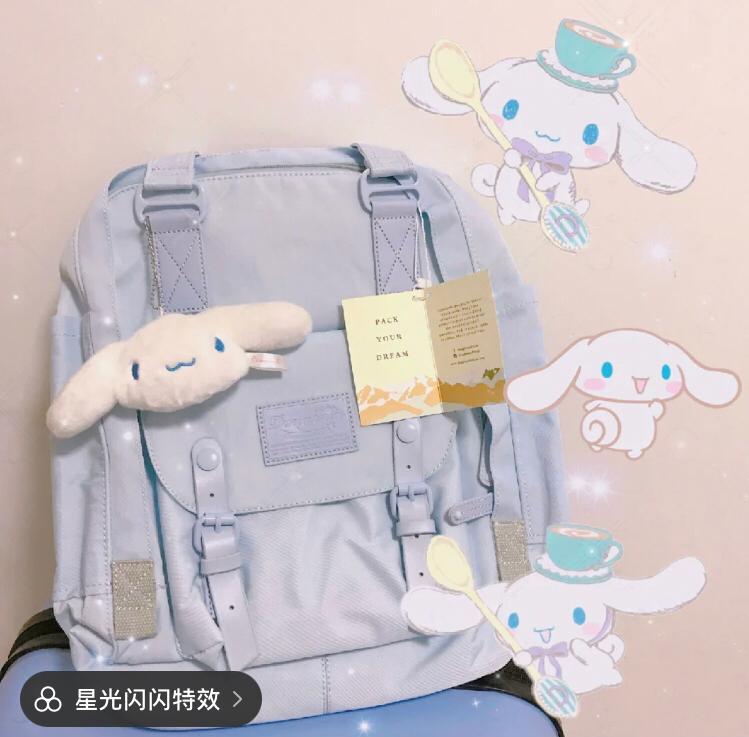 云朵蓝 双肩包 23