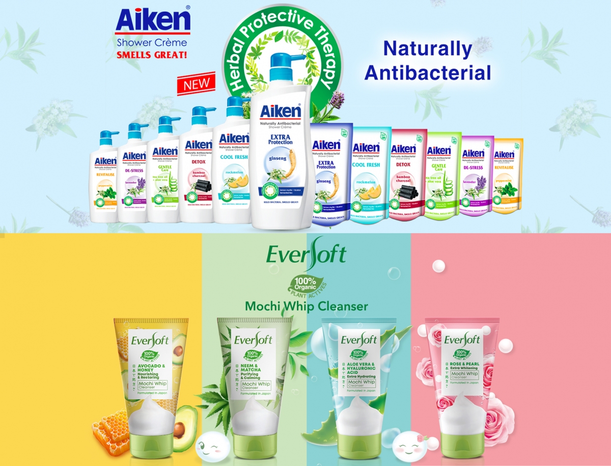 「滑润润水嫩嫩美肤迎新意；牛年好福气健康又美丽！」在AIKEN 和 EVERSOFT以新年特惠价采买洗护好物的同时，还能有机会赢取《Ox-picious Prizes CNY Fair Contest 2021》新年好礼，错过真的太可惜咯～ 挑好护肤和健康卫生日用品，让自己和全家大小全年不用为肌肤和卫生问题烦恼；即日起就到AIKEN 和 EVERSOFT的SHOPEE官方店铺或WATSONS选购！