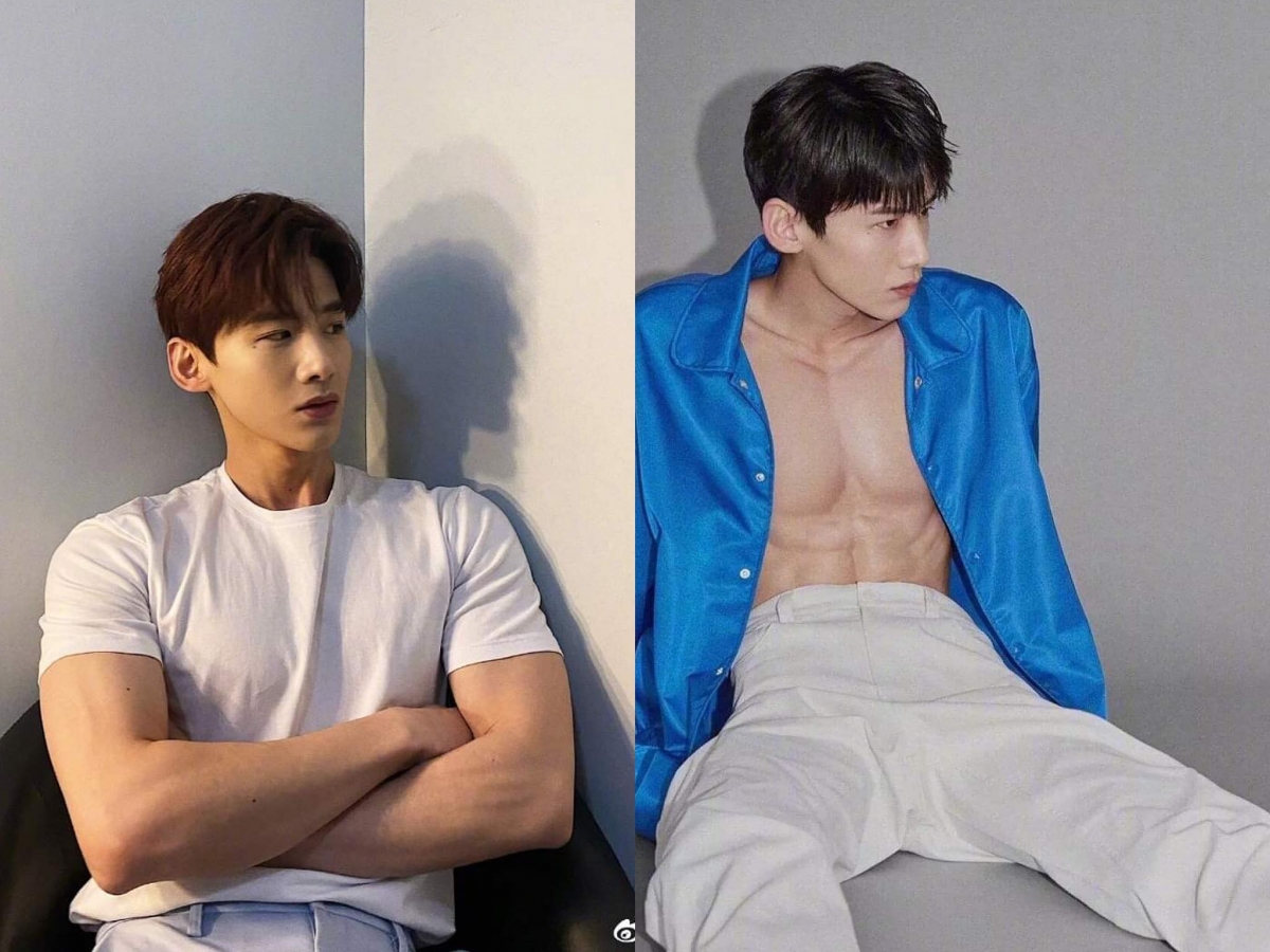 白敬亭 原本身材属于清瘦型的「3月男友」白敬亭，早前为了塑造角色将自己练成肌肉型男，帅爆好身材登上热搜掀起女友粉、老婆粉们喊话：白敬亭你别举铁了，你举我吧～（笑）配上白白显小的Baby Face小鲜肉长相...「天使脸孔魔鬼身材」说的就是他无误啊！