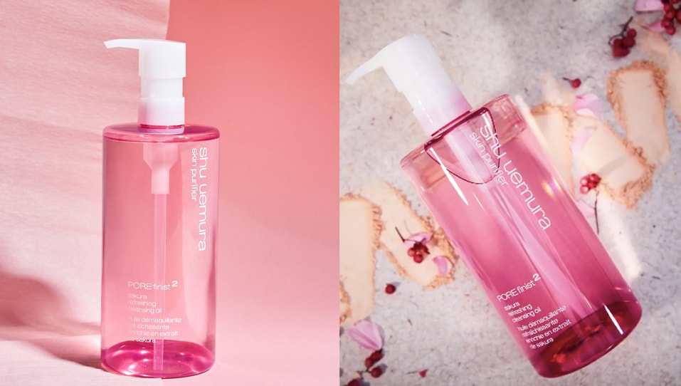 TOP 4 :Shu Uemura POREfinist2 Sakura Refreshing Cleansing Oil 樱花洁面油 洁面油中精选了日本樱花清酒萃酿配方、超微米油分子科技,主打卸除彩妆、深层净化毛孔以及化解顽强黑头。樱花清酒双效复合成分可锁定毛孔问题根源,促进角质代谢、减少杂质积累堵塞毛孔;用它洗脸卸妆后肌毛孔通透洁净,肌肤倍感保湿清新,适合粉刺油性肌肤使用。(参考价格 RM240.99 / 450ml)>>> 【点击查看购买链接】