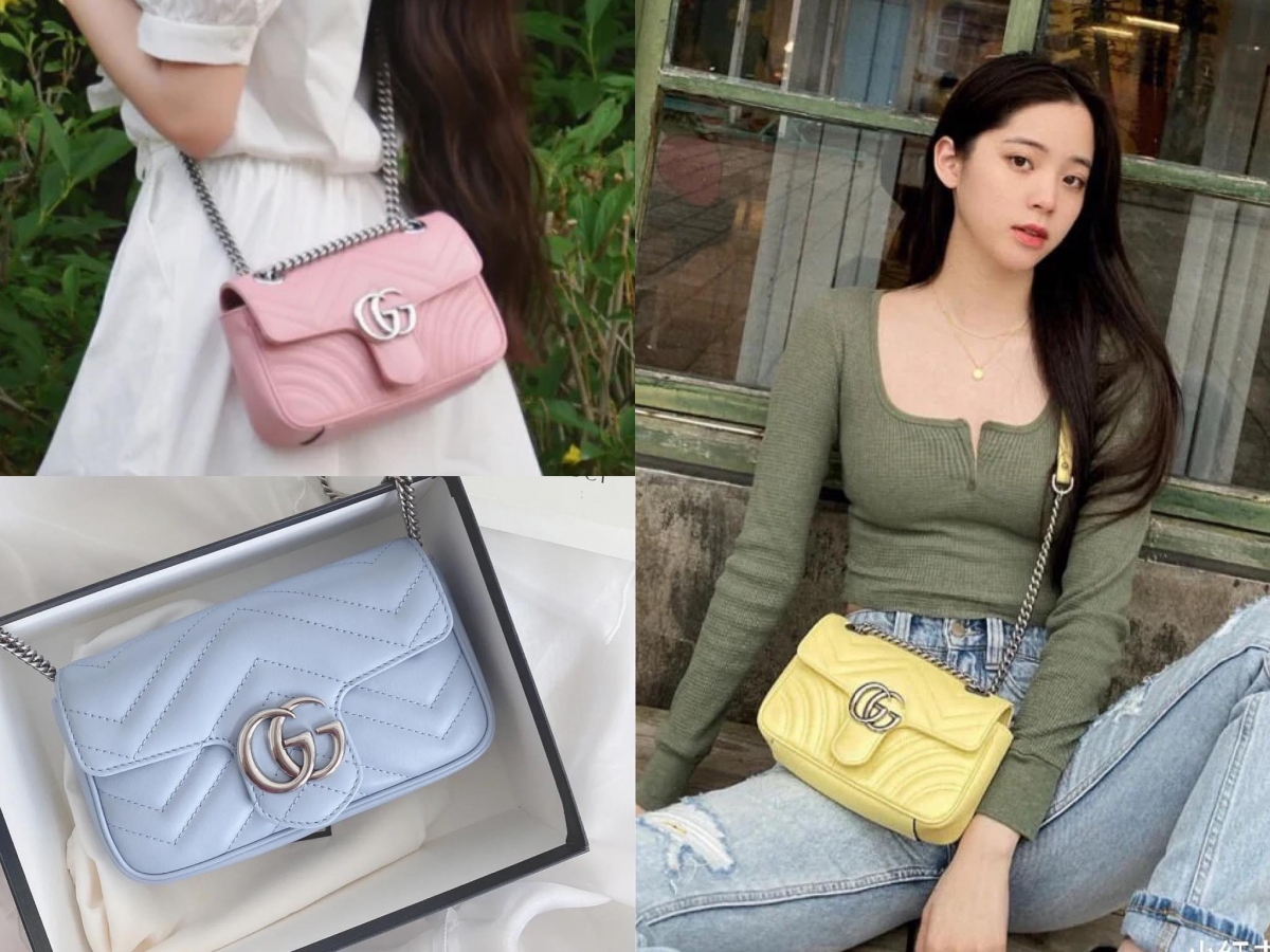 GUCCI糖果色包包系列、Marc Jacobs粉嫩的相机包自推出以来大受女生们喜爱,也是不少女明星的爱用款。