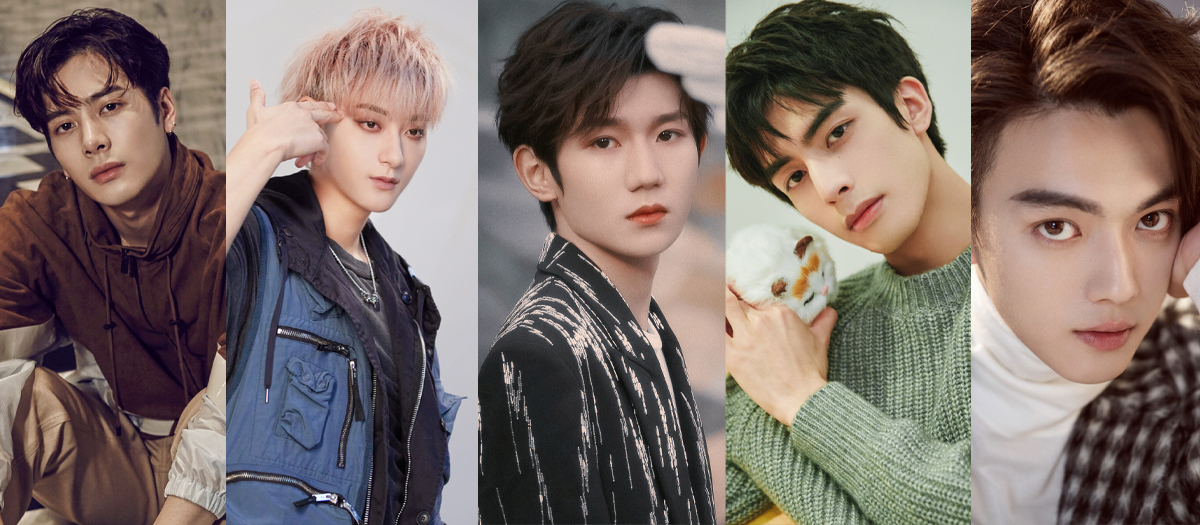 TOP 6 - 10 王嘉尔Jackson、黄子韬、王源、宋威龙、许凯