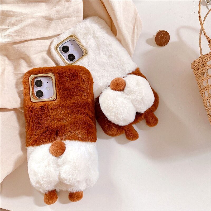 萌系柯基屁屁毛茸茸手机壳 (RM14.40)>>> 【点击查看Shopee购买链接】