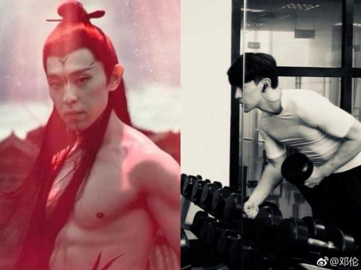 邓伦 在电影《晴雅集》中大展好身材的邓伦获赞「好猛一男的」、「要不是壮硕肌肉掀起热议上热搜、在电影中秀身材，网友至今还被蒙在鼓里」，也是个走低调路线的肌肉男神来着～