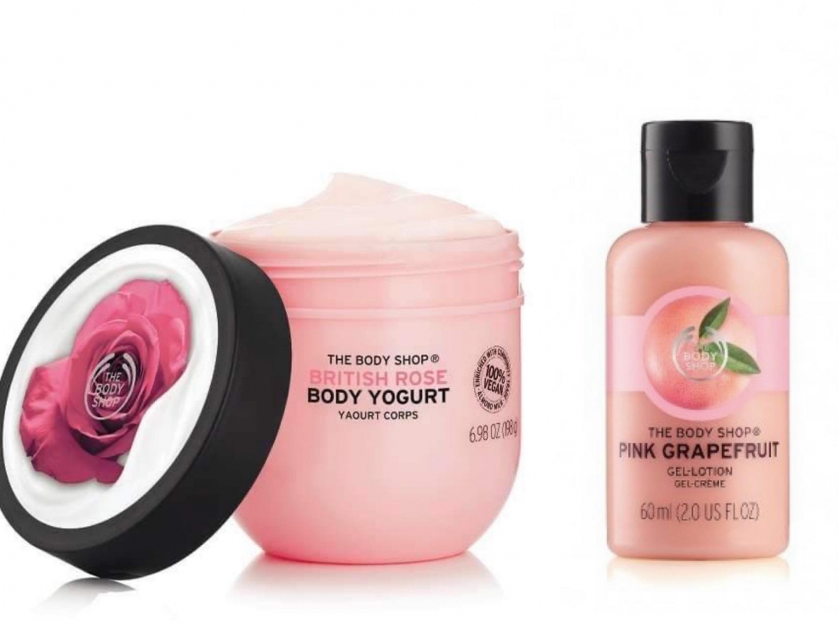 2、The Body Shop Body Yogurt 、Body Puree The Body Shop家的身体乳一直是公认的高CP值必收款~比如很多女生大爱的Pink粉红西柚果香调身体润肤乳,以及质地清爽不油腻的British Rose Body Yogurt 英国玫瑰酸奶身体乳,不仅很好滋润肌肤,香味也清香宜人!