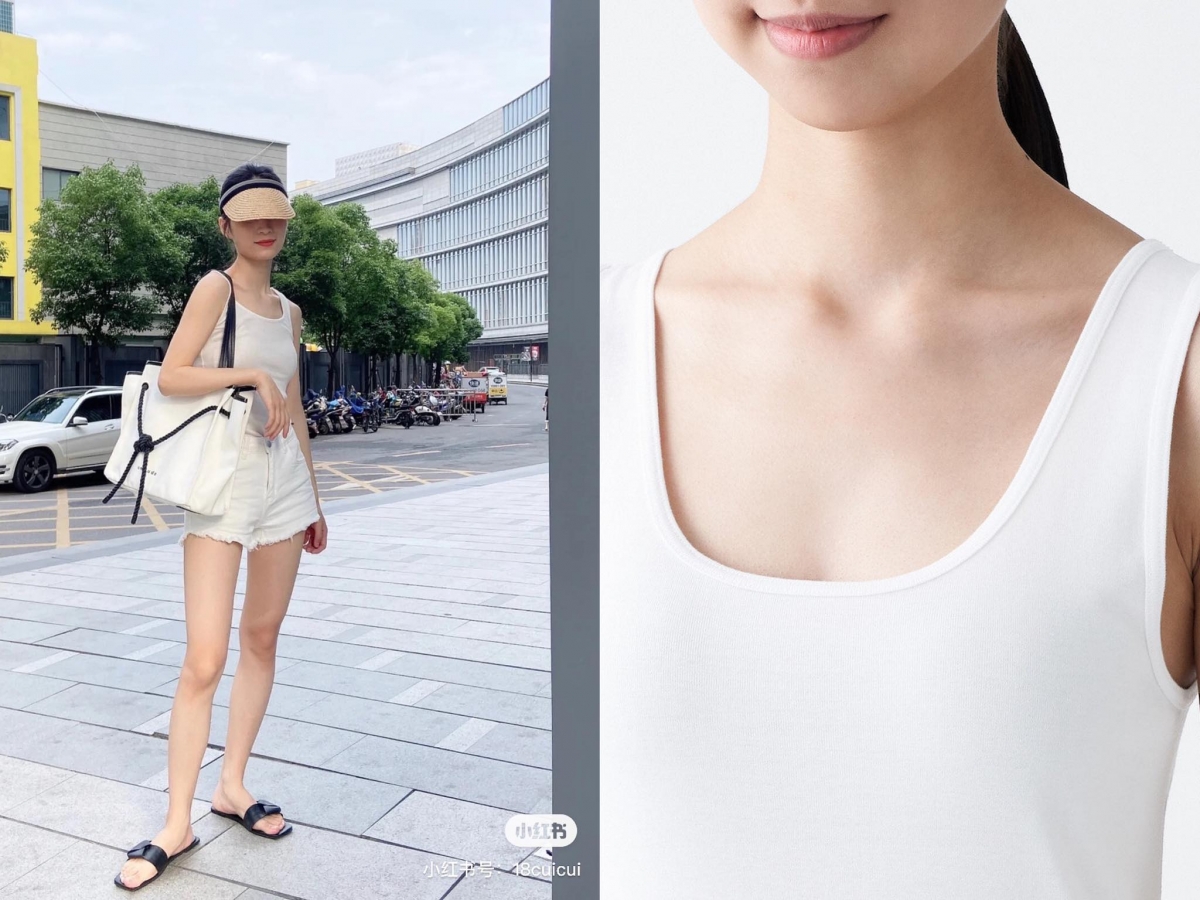 TOP 4 :有机棉针织背心 这款有机棉材质针织背心最特殊之处在于,侧面没有了车缝线后整体剪裁版型更修身;无论是作为内搭或单穿都是很棒的选择,难怪会成为日本女生们公认的「最舒适好穿」穿搭好帮手!(参考价格 RM39)>>> 【点击查看购买链接】