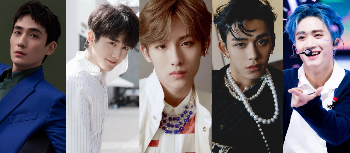 TOP 21 - 25 朱一龙、张新成、董思成Winwin、黄旭熙Lucas（男团NCT）、闫桉（男团Pentagon）