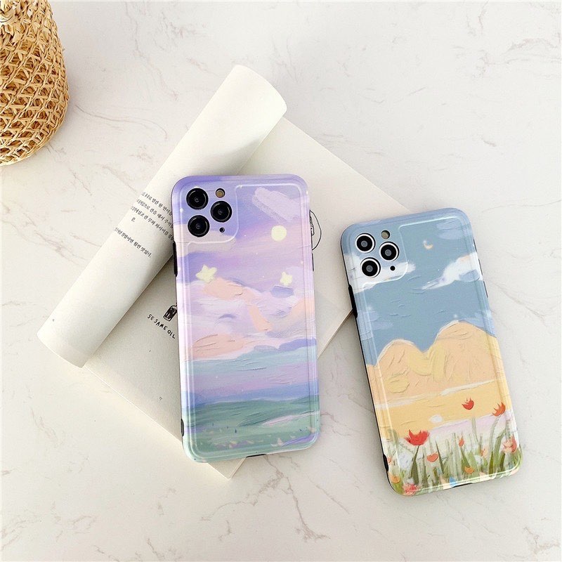 唯美天空美景油画风手机壳(RM10.38)>>> 【点击查看Shopee购买链接】