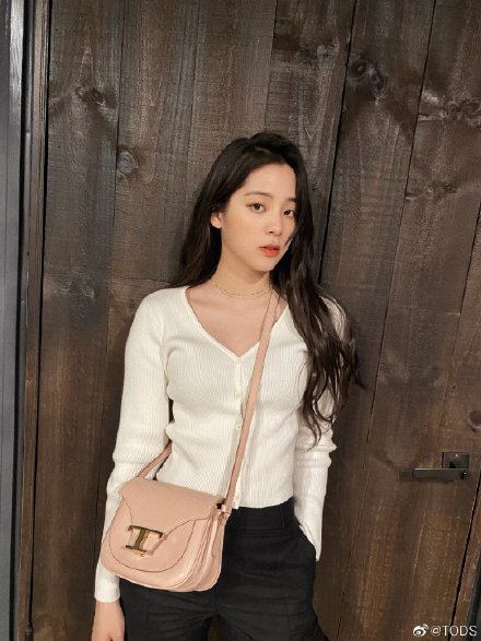 # TOD'S T-Timeless 斜挎包肉桂粉色