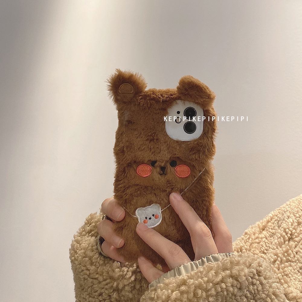 可爱小粉兔 / 小棕熊毛绒手机壳 (RM26.25)>>> 【点击查看Shopee购买链接】