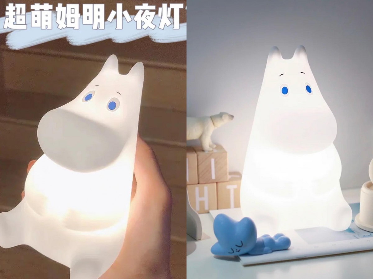 让人想抱紧处理的超Q「姆明小夜灯」有13cm和22cm设计,在小红书上掀起不少小姐姐博主热议!PVC材质价格较实惠,但矽胶材质的质感、手感更好~(RM173.60 ~ RM453.60 >>> 点击查看购买链接 <<<)