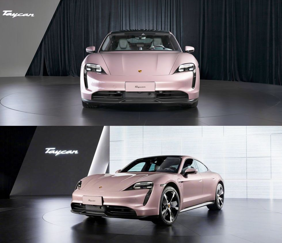 除了BUGATTI Chiron Sport Alice 冰玫粉色定制款,此前保时捷PORSCHE推出的冰莓粉、冰晶蓝色TAYCAN跑车同样在网上掀起超狂热议,又飒又梦幻的2款配色都爆撩少女心,是本年度女生梦寐以求的Dream Car无误 ♡