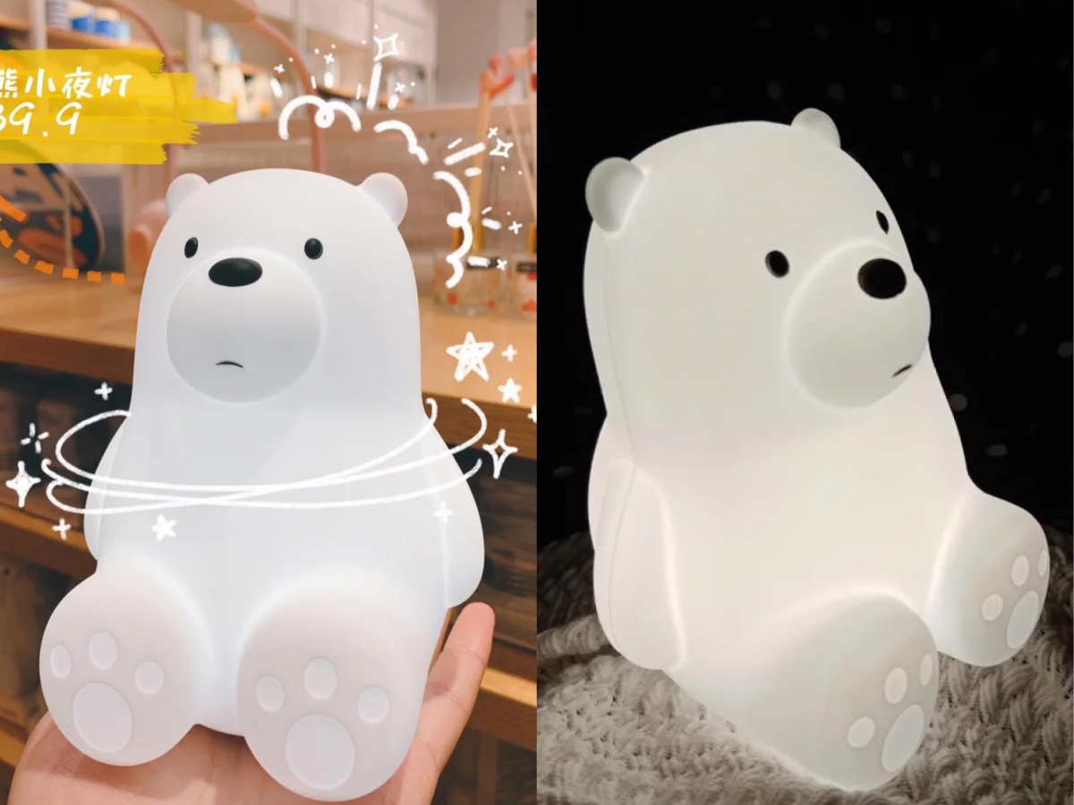早前在MINISO推出的超萌We Bare Bear Ice Bear立体小夜灯,让可爱的它配上柔和灯光陪你好眠!(RM54.90>>> 点击查看购买链接 <<<)