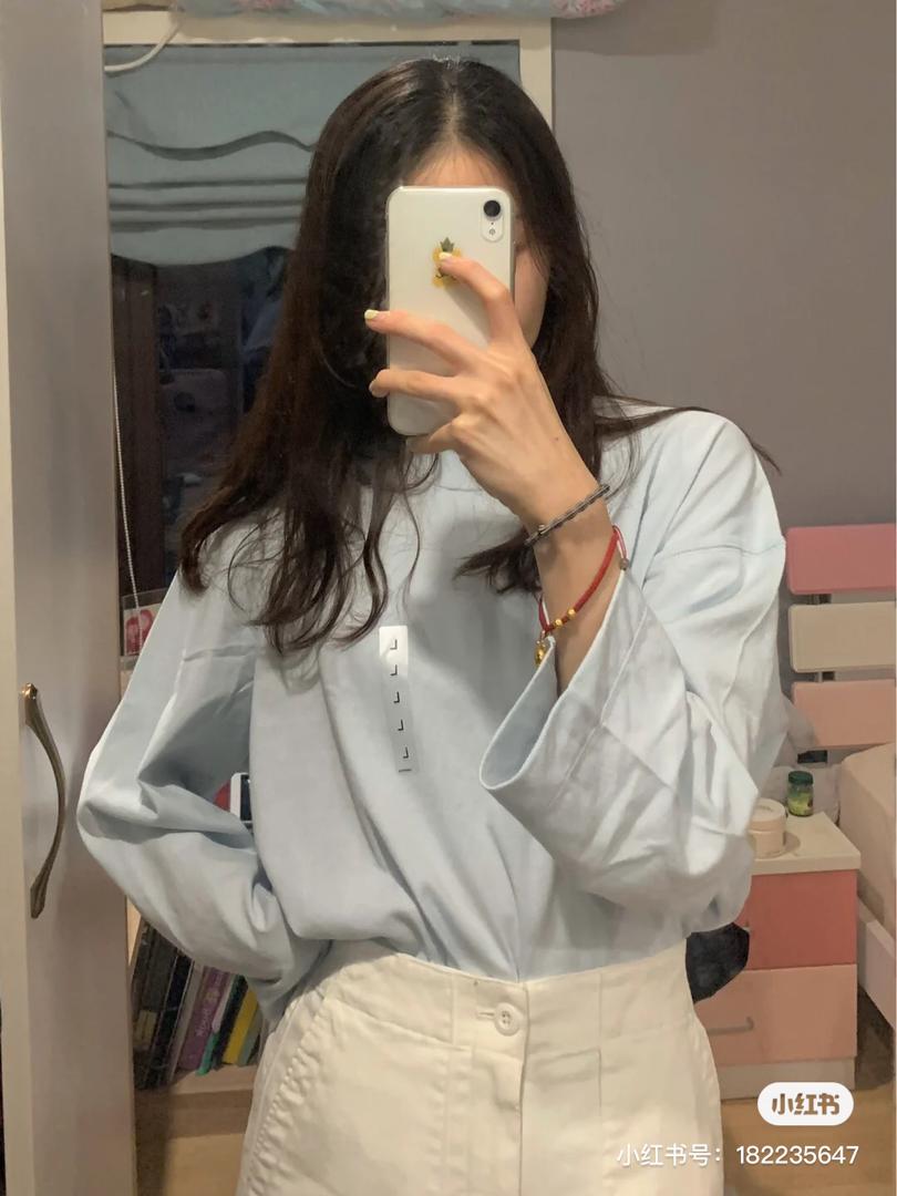 奶蓝色 uniqlo 3
