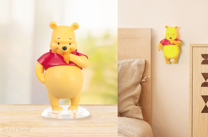 日前台湾7-11再推出一款萌度破表的小熊维尼触控QQ夜灯!这次的设计除了可以放置桌面做点缀,还能贴在墙面上;拍拍维尼的胖肚肚可以点亮夜灯和调节亮度。不过这款目前在本地还找不到,感兴趣的话可以自行找相熟的代购咨询看看~