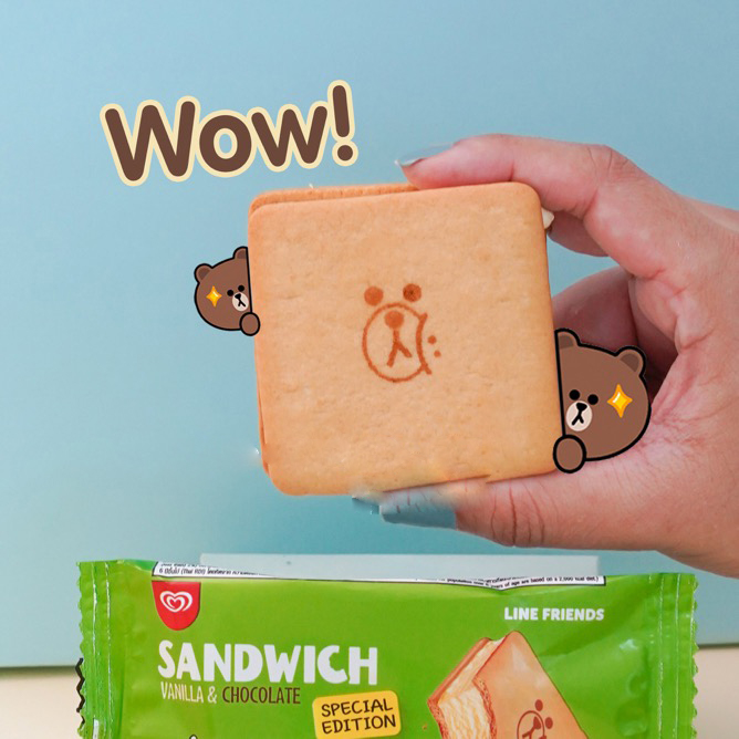 line friends 三明治饼干 3 final