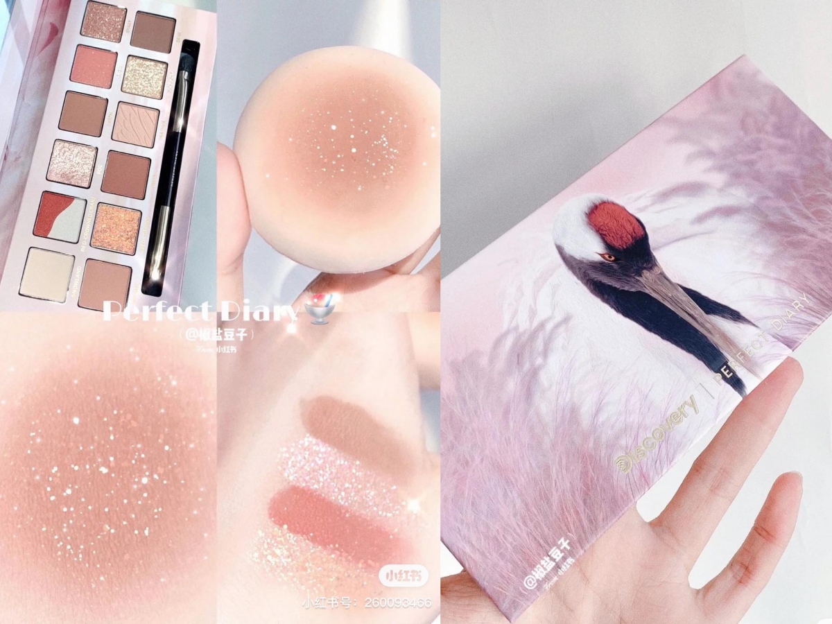 男神罗云熙代言的丹顶鹤眼影盘外包装设计很仙气，眼影配色是偏低饱和度的粉棕色系日常百搭实用，很适合打造纯欲清透系眼妆。（参考价格 RM79.90）>>> 点击前往Shopee官方店铺 <<<