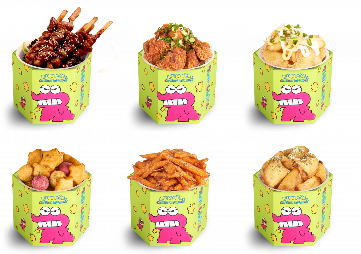 # 甜点、主食、小点心可爱又美味~ 这次的联名合作一共会有6道小点心可选;