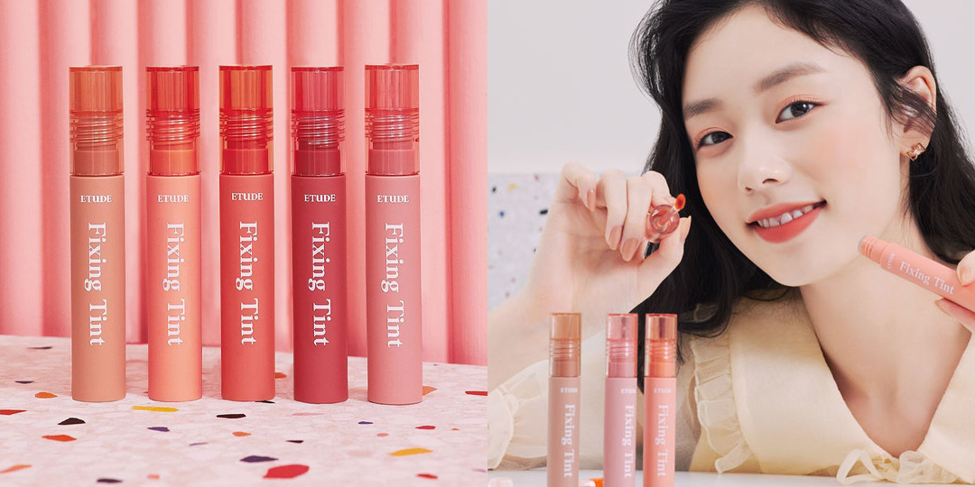 韩国ETUDE HOUSE近日最新推出的Fixing Tint系列,堪称专门为解决唇妆沾口罩问题而生~唇釉涂抹上唇的瞬间是有点偏镜面唇釉质感,但惊呆了一下后会变成持久度很高的雾面质地。