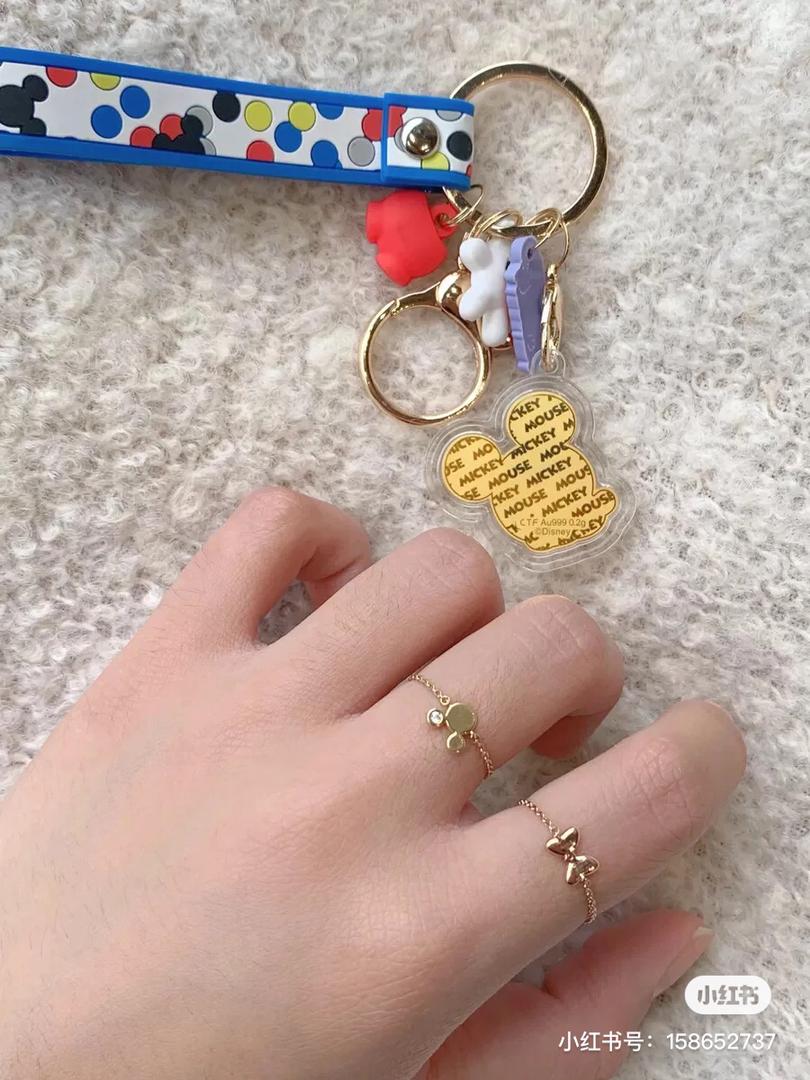 周大福 米奇米妮首饰 2