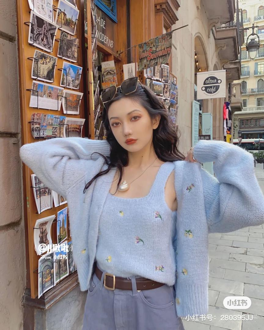 ZARA 奶油蓝 OOTD 14