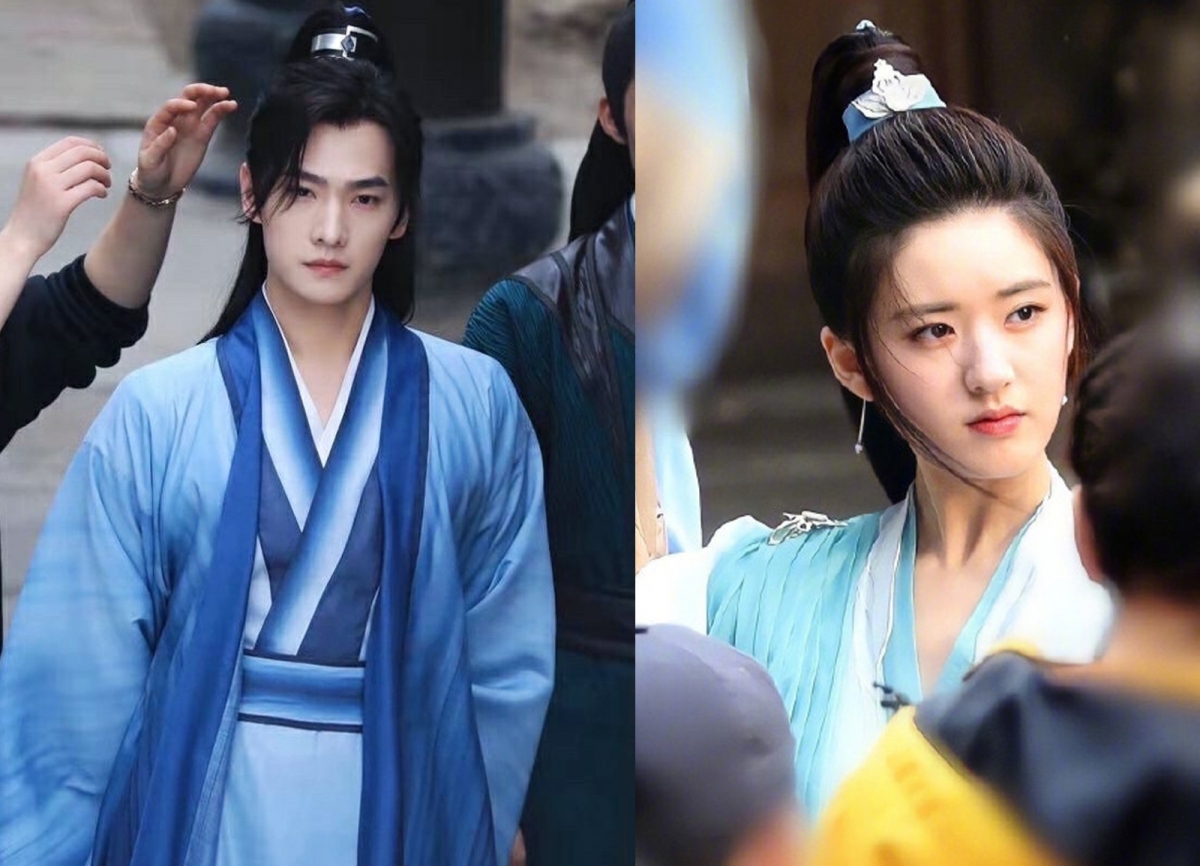 杨洋 、赵露思 《且试天下》 拍摄保密功夫非常强的《且试天下》目前如火如荼拍摄中,此前一直没有露面的杨洋也已经进组喽~剧情改编自同名小说,讲述黑丰息和白风夕携手闯荡天涯的故事。此处编想私心大赞一波杨洋男神的古装LOOK,和可爱的肉丝颇有CP感呢~期待这部作品很快和观众见面!