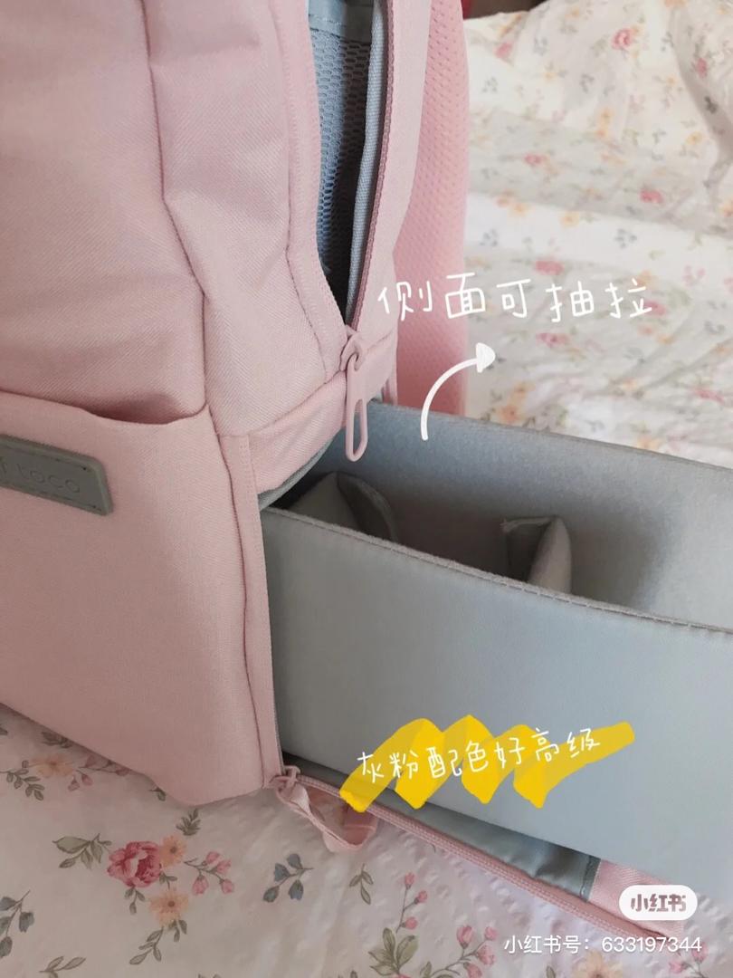 柔嫩粉双肩包 32