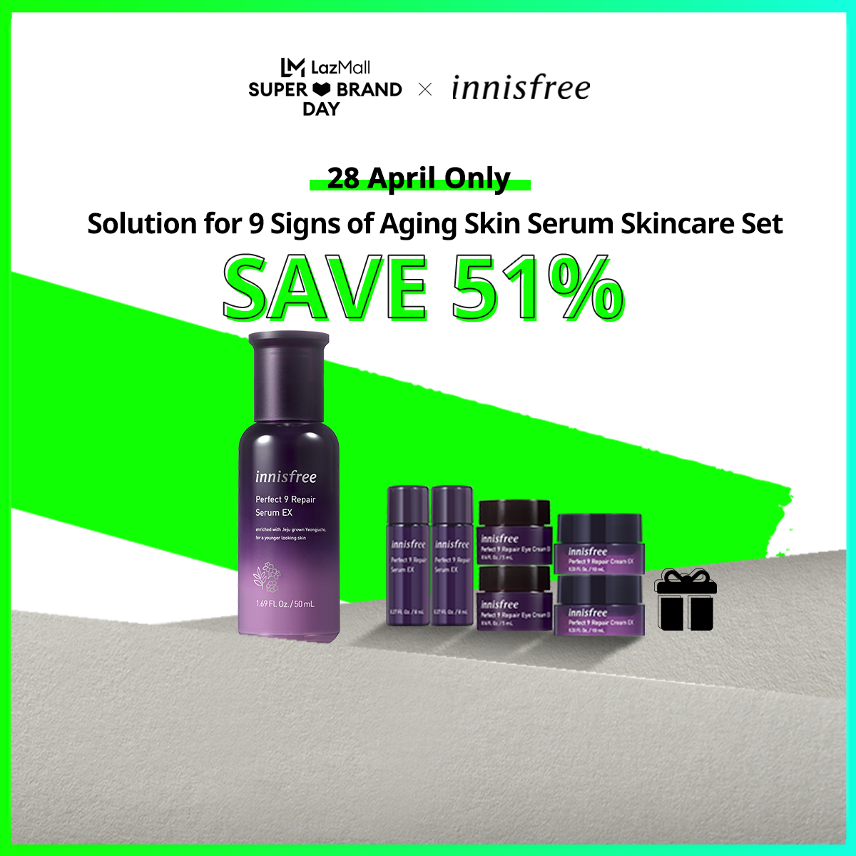 lazada X innisfree 428 sale. 26