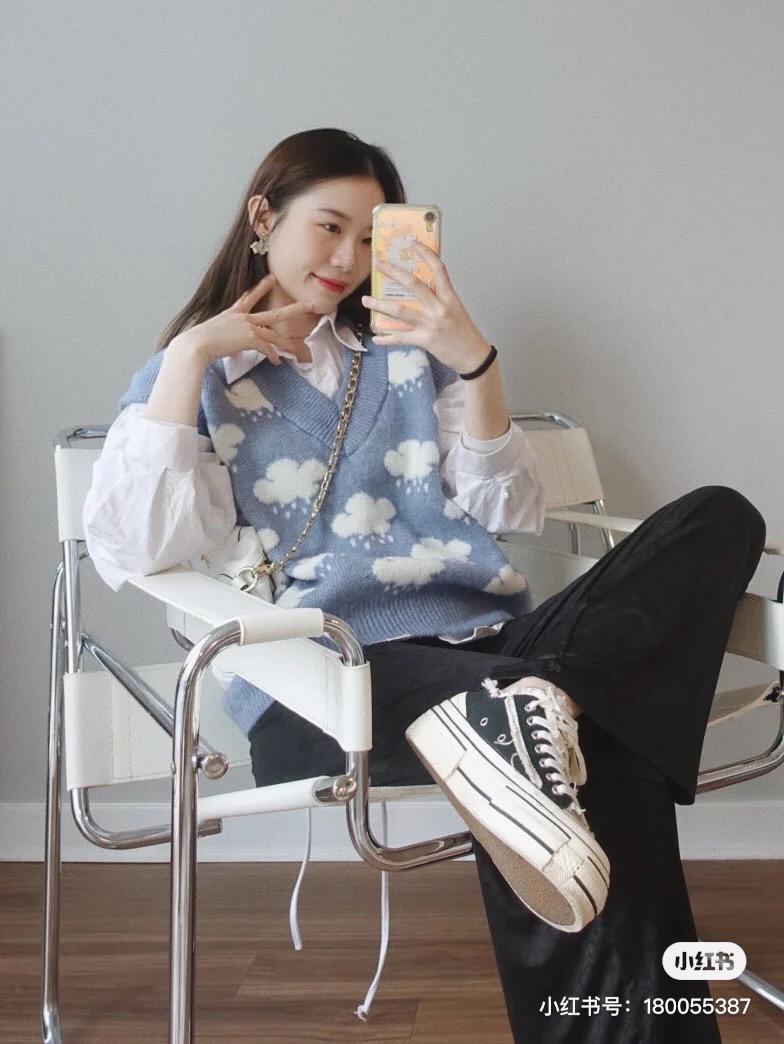 ZARA 奶油蓝 OOTD