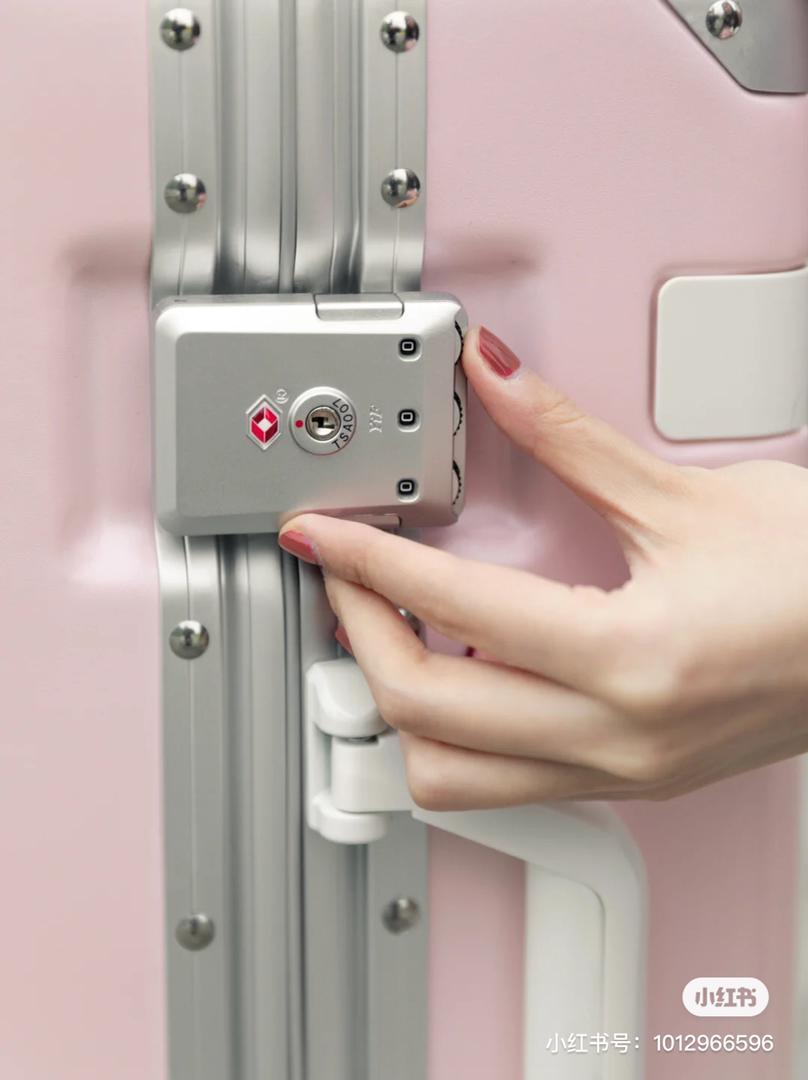樱花粉 行李箱 6