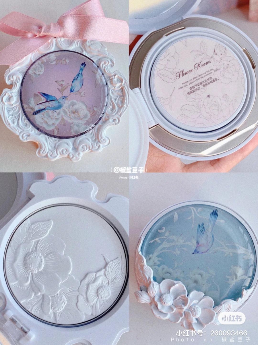 # 花知晓 Flower Knows 来临4月9日正式开售的「花知晓花神系列」采以超精美的国风设计为主题，丝绒柔缎口红、浮雕腮红、浮雕蜜粉饼等光是外包装就美哭！
