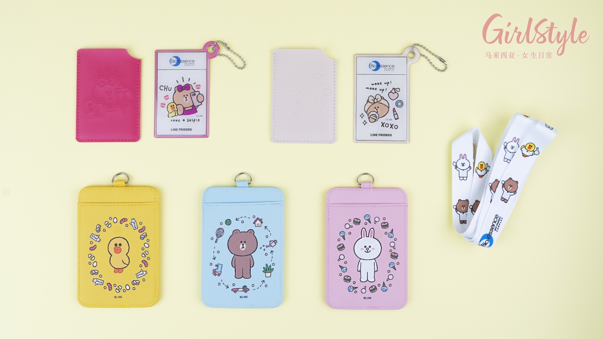 此外还有透明果冻包、镜贴和Bio-Water限量试用装精选好礼送你~万勿错过这波有买有送大优惠!皮肤状态变好还有可爱小周边,身心都被治愈啦~你的水润透亮肌肤和好心情,由Bio-essence和LINE FRIENDS替你温柔守护 ♡