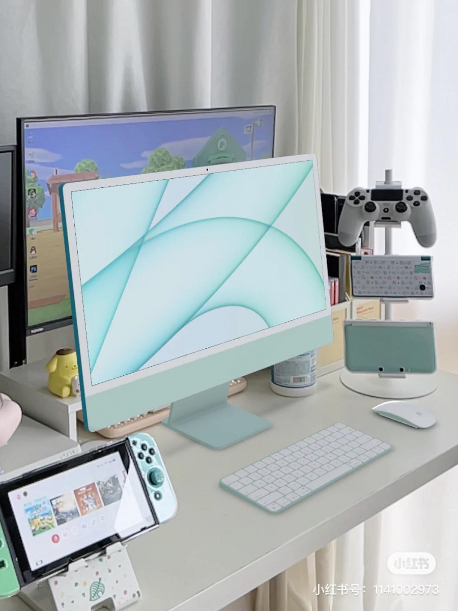 不少海外博主们都已经陆续开始收到之前预定的全新iMac,「穿上新衣服」的它们真的美绝了~特别是宝宝蓝色、粉色尤其受欢迎!