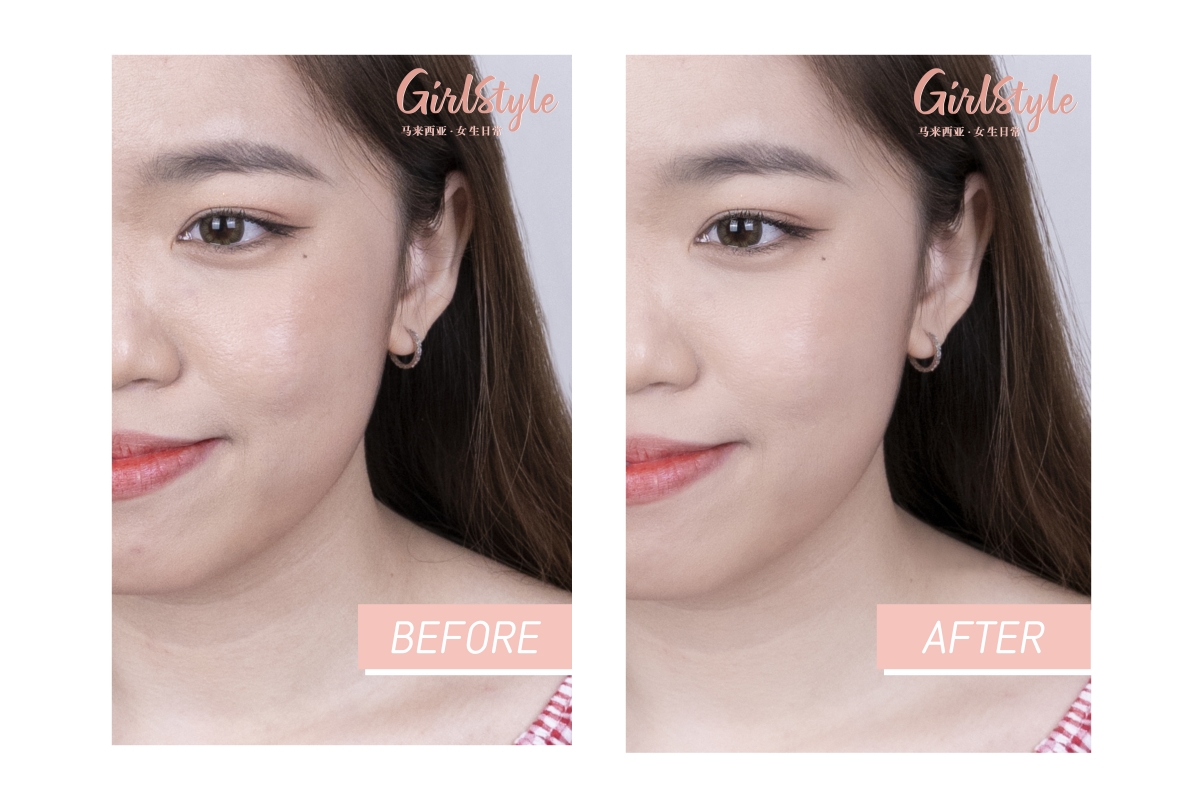 粉底对比