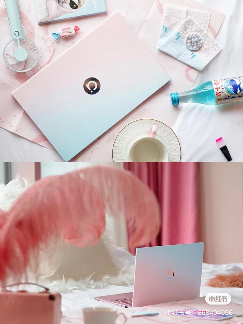 Asus adolbook 13 / 14 超梦幻薄荷绿x嫩粉渐变配色的「迷幻海洋」Asus adolbook 13颜值与性能兼具,厚度13.9mm、重量只有1.2KG左右非常轻巧便携;独立显卡MX350、高色域全面屏幕色彩饱满丰富,小红书上不少自媒体人博主都推荐可以用来做剪辑、设计工作。