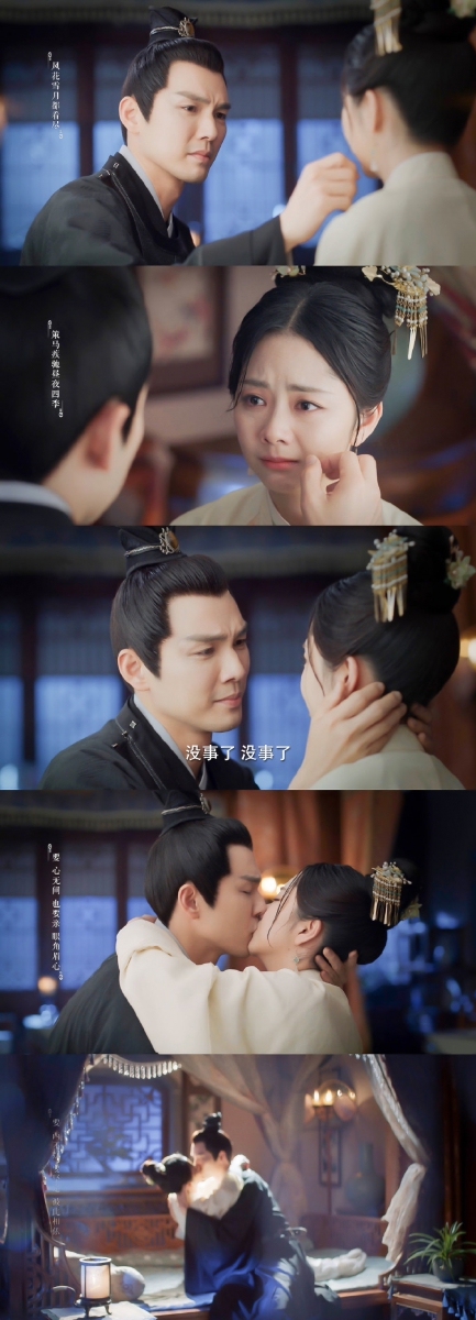 钟汉良在剧中饰演的侯爷即便面对至亲家人,也都是一支板着脸的霸总高冷范儿;但对先婚后爱的十一娘心动后各种「求体面」行为反差萌超大,装醉、讨抱抱、故意砸坏窗户找借口搬去和十一娘一起住,小学生式幼稚举动又满脸傲娇简直齁甜~