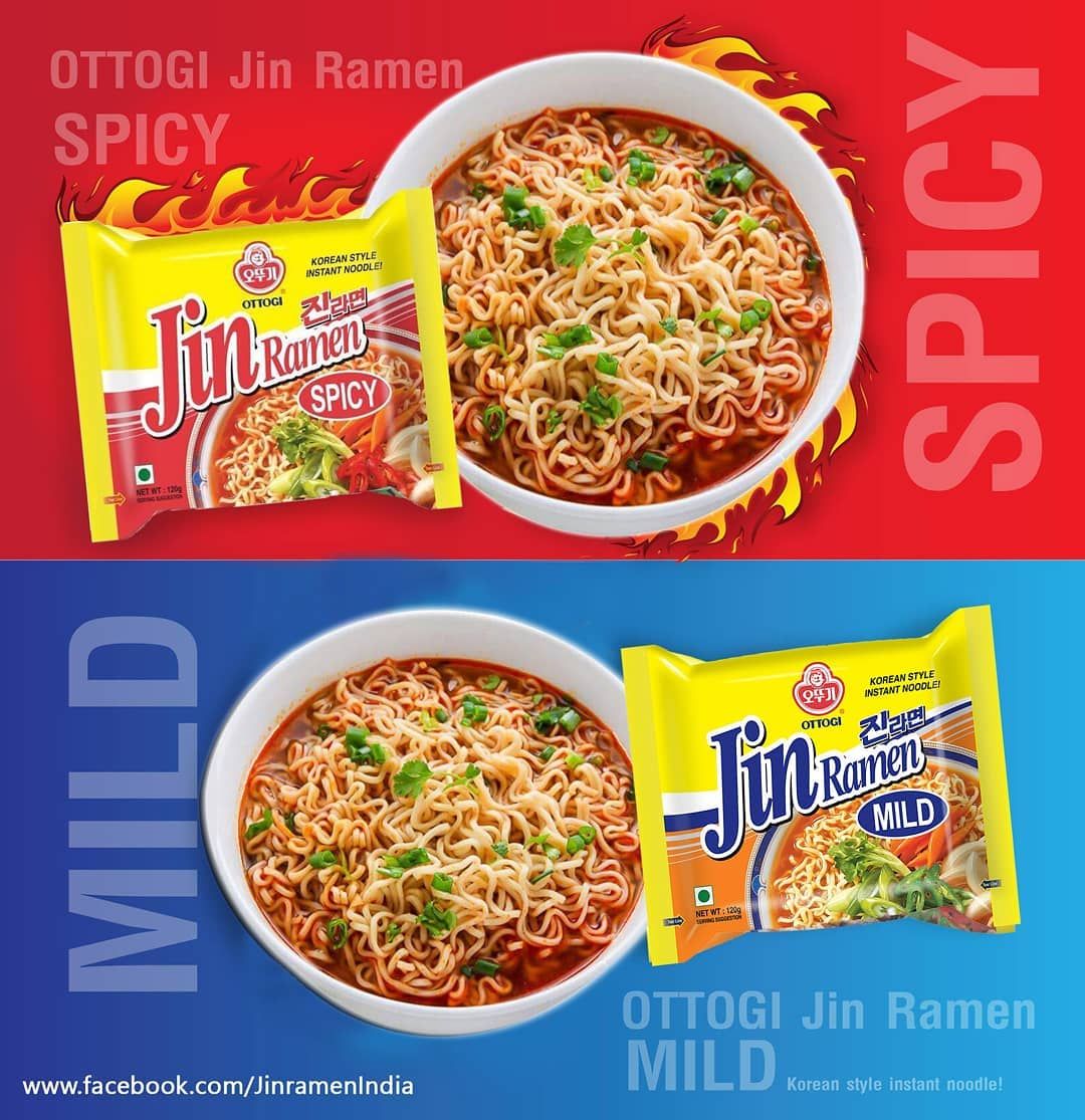 # TOP 2 :Ottogi Jin Ramen原味/辣味拉面 在一般百货商场也能购得的Ottogi Jin辣面汤头鲜、面条劲度足,料包里面还有干香菇片更添风味;除了登榜了韩国欧巴欧尼们的泡面排行榜亚军。也是吃货编心中的No.1!它们家的辣味Mild/Hot口味也非常不错,可根据自己的口味喜好、对辣味的接受度挑选。>>> 【点击查看Shopee购买链接】